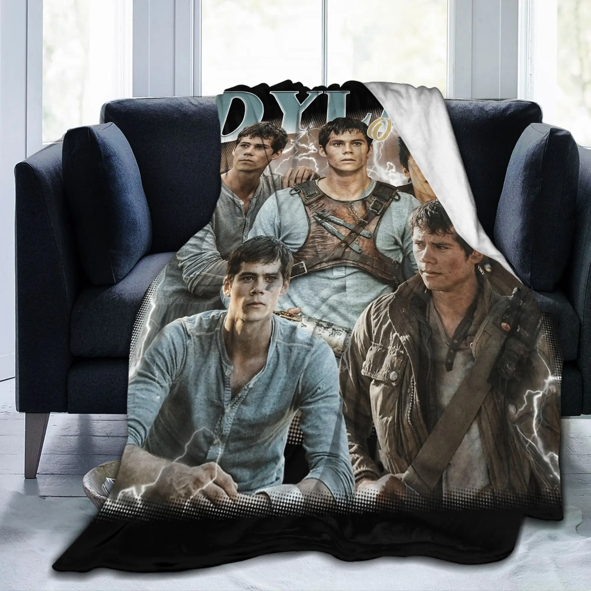 خمر ديلان أوبراين متاهة عداء أوبراين البطانيات الفانيلا الشتاء سوبر لينة رمي بطانية ل أريكة المفرش في الهواء الطلق #6