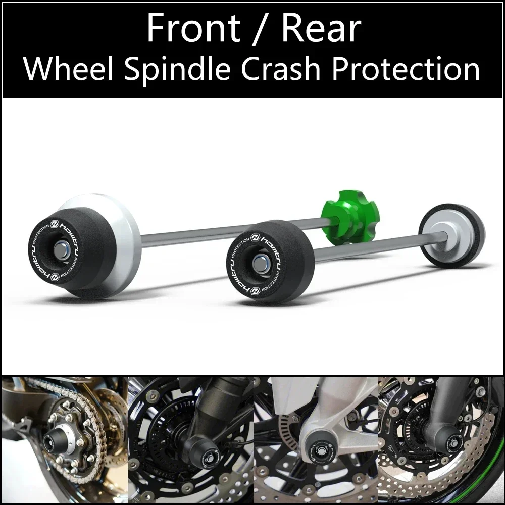 

Front Rear wheel Spindle Crash Protection For Kawasaki ninja H2/H2R 2015-2018