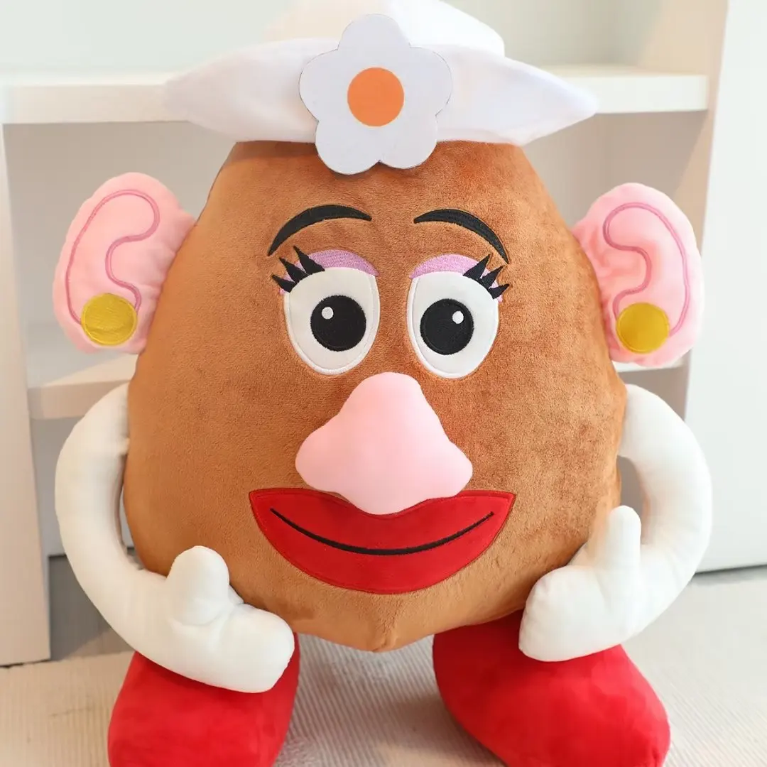 Adorável Toy Story Mr e Mrs Batata Cabeça Brinquedo De Pelúcia, Peluches Anime Recheado, Jogar Travesseiro, Cobertor Almofada Traseira para Sofá, Cama, Kawaii