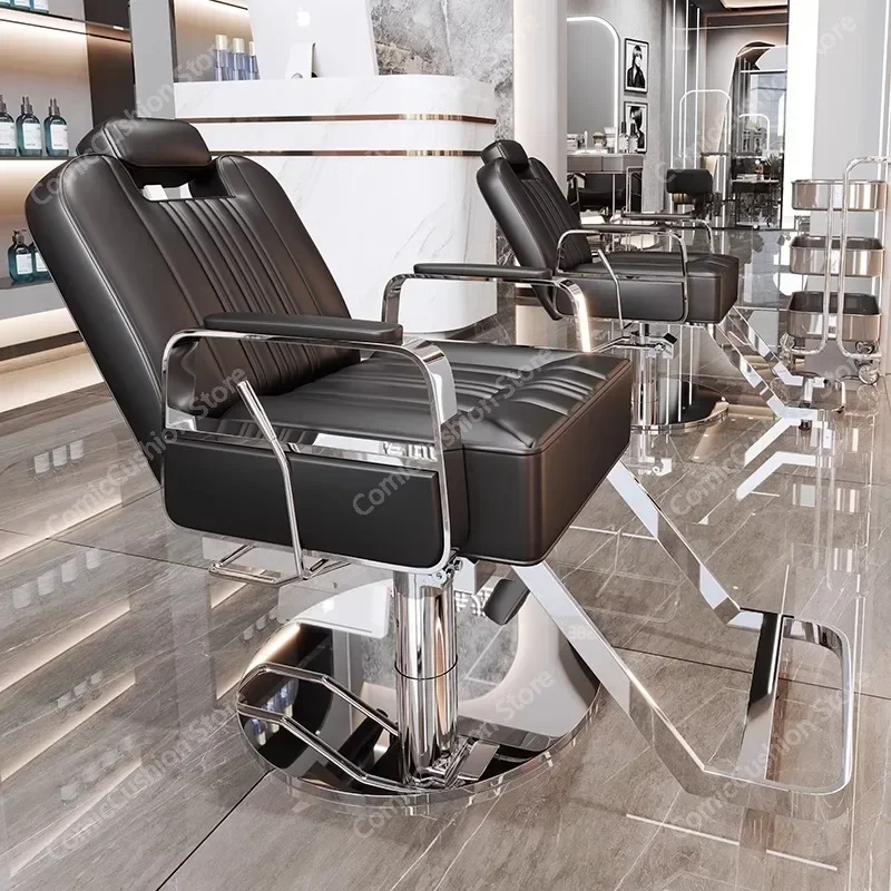 Luxury Salon Chair Recliner Hairdresser Swivel Professional Beauty Barber  Makeup Bancada Para Barbearia  Furniture