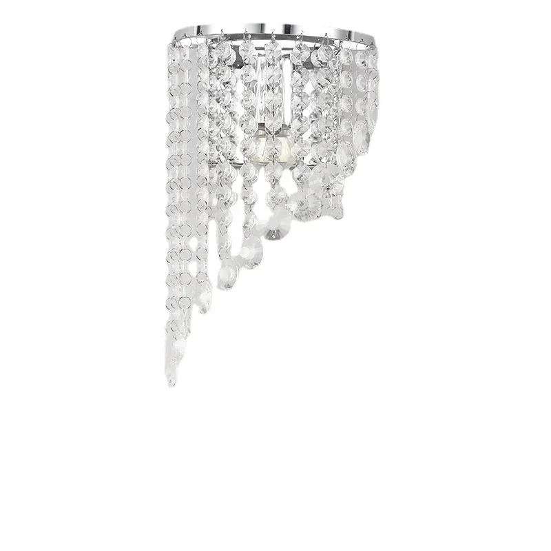 Modern Fashion  Art High Grade Crystal Wall Lamp For Home Bedroom Living Room Decoration Wall Light Hollow Out Luxury Style