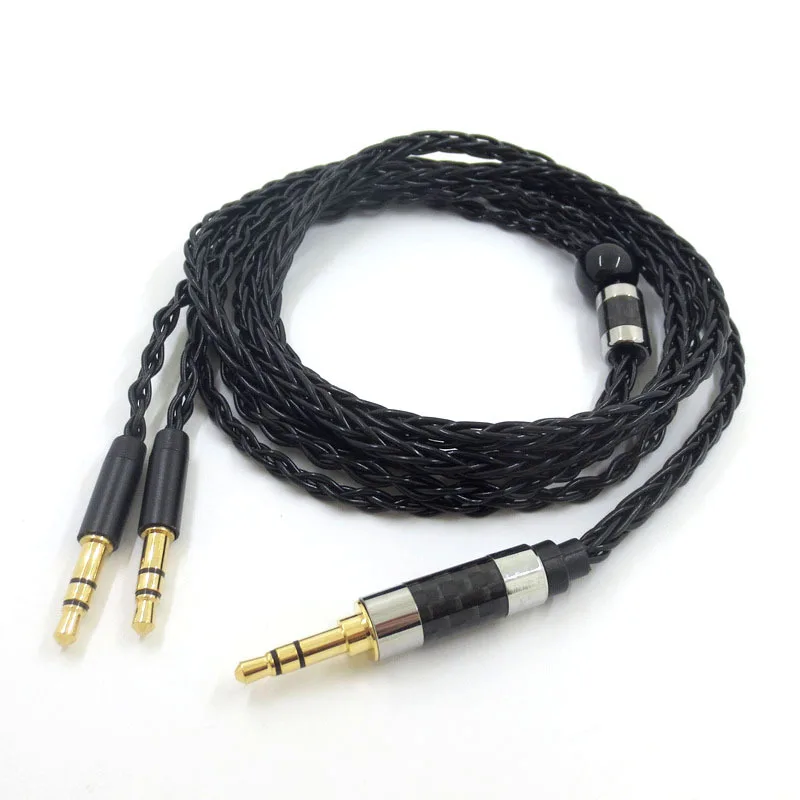 Monocrystalline Copper Silver Plated Balanced Headphone Audio Cable for DENON AH-D7100 7200 D600 D9200 5200 Headphones 5.11