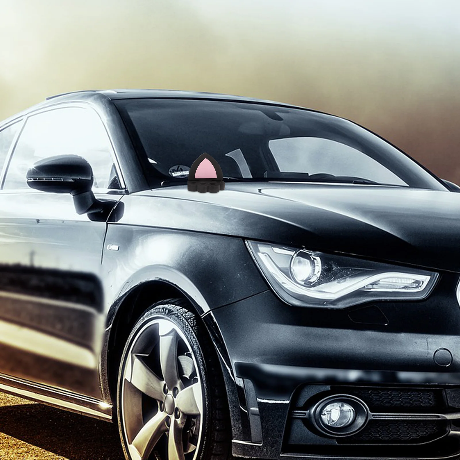 

1Pair Car Roof Exterior Decoration Cute 3D Cat Ear Styling Decorative Stickers Car Body Styling Exterior Accessories