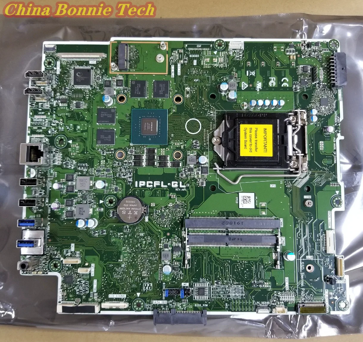 IPCFL-GL for DELL Inspiron 5477 7777 AIO Motherboard C4DT3 2NK77