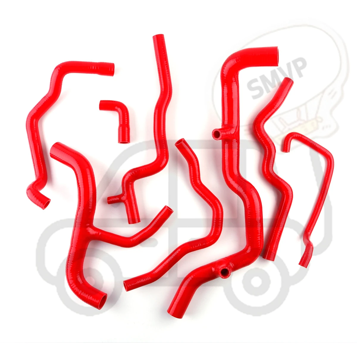 Mangueras de Silicona de Repuesto para Renault Clio 3 / III RS Clio RS 197 / 200 2.0L 16V Sport, 3 Capas, 8 Piezas, 11 Colores