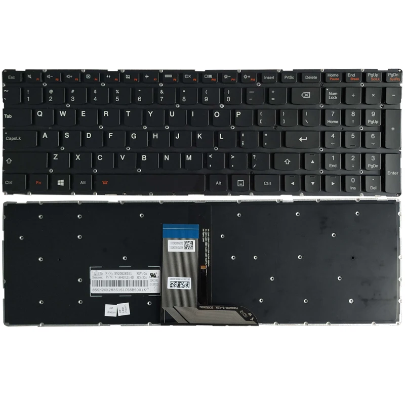 NEW US keyboard For Lenovo Yoga 500-15 500-15IBD 500-15ISK US  keyboard With Backlit