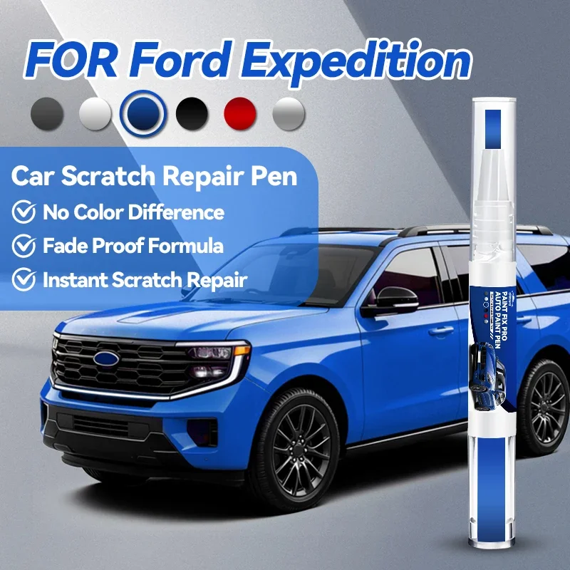 

Специализированная ручка-корректор для ремонта автомобильной краски Ford Expedition 1996-2025: аксессуары для устранения царапин, цвета Black UM Silver JS W