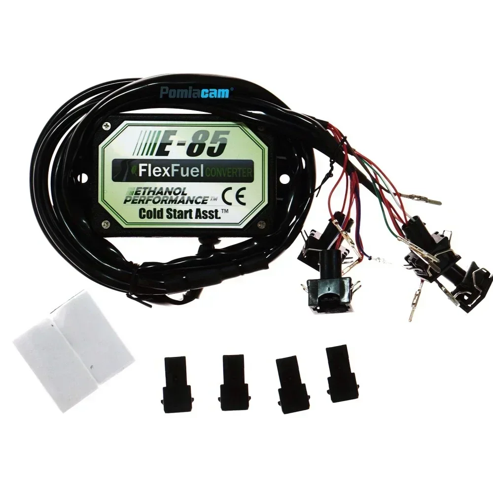 E85 Umbausatz 4 Zylinder mit Cold Start Asst. Biobrennstoff E85, Ethanolauto, Bioethanol-Konverter E85 Flex-Brennstoff-Kit