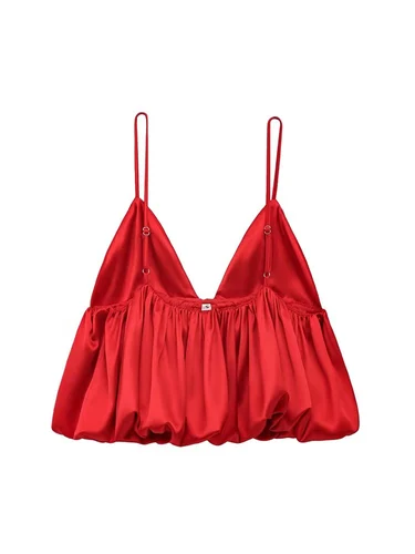 Imagen 2 del producto TFMLN-Tops bouffant sexys para mujer, chaleco sin mangas ajustado con hombros descubiertos y espalda descubierta, camisetas sin mangas con corsé liso para oficina para verano 2025