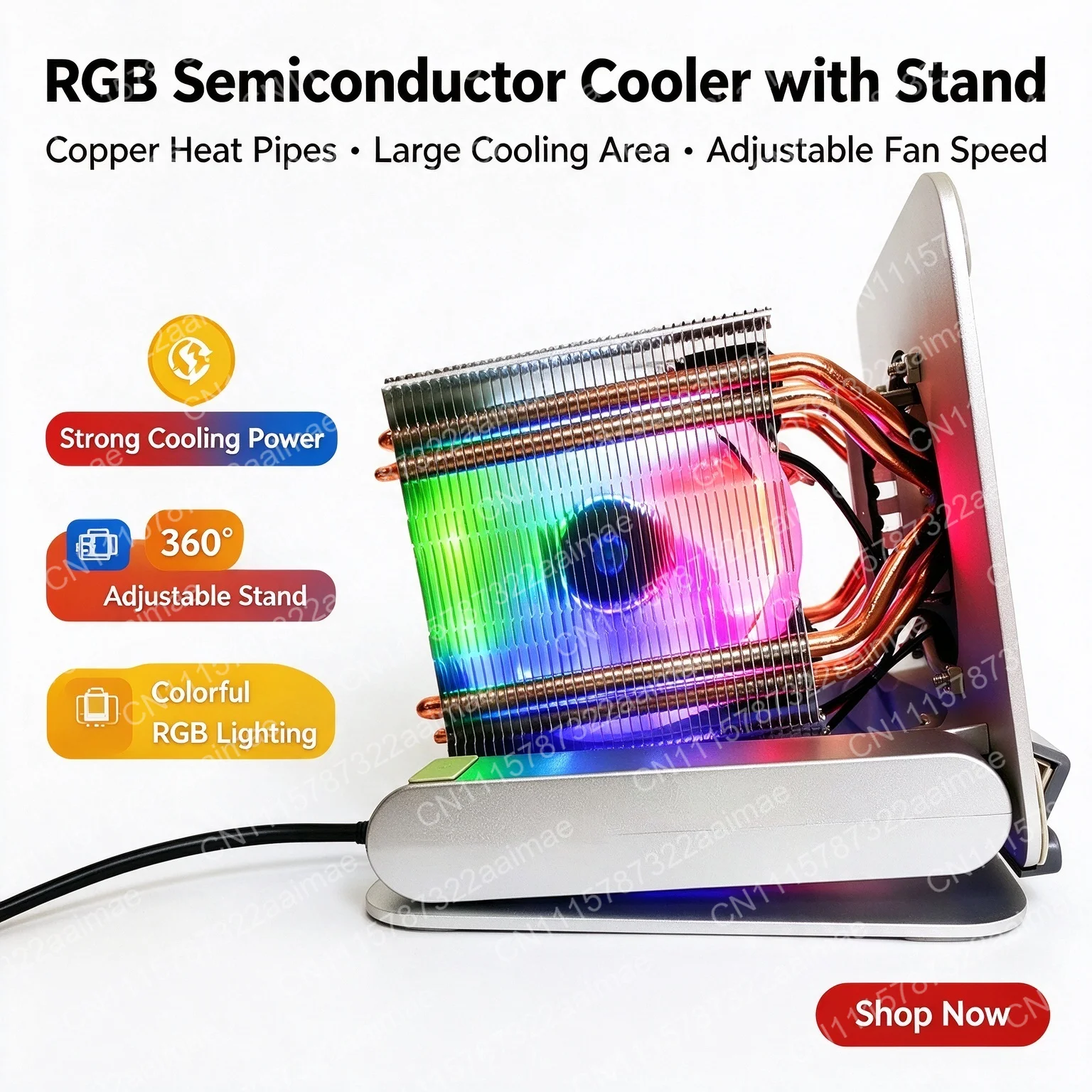 70mm Flat Water-Cooled Radiator High Power Semiconductor Cooling Module
