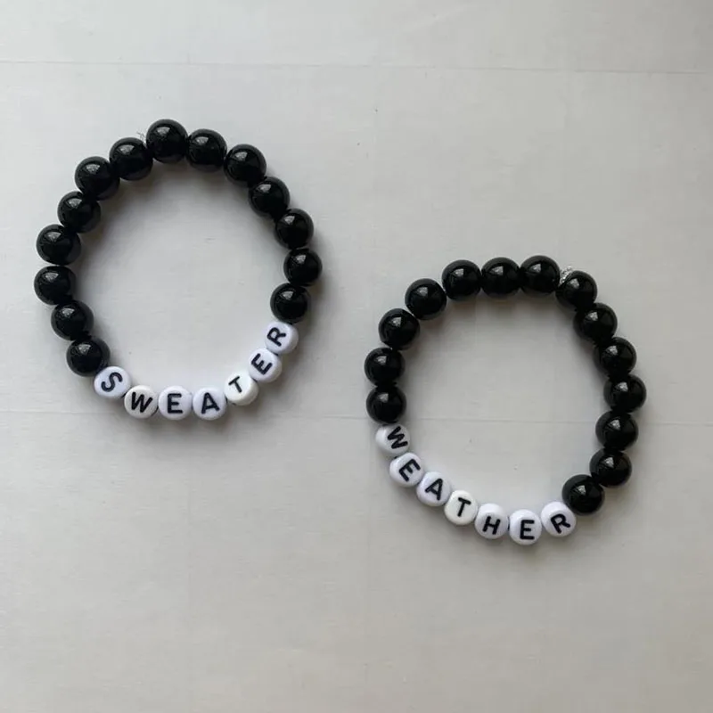 I wanna be yours Arctic Monkeys matching bracelet set handmade