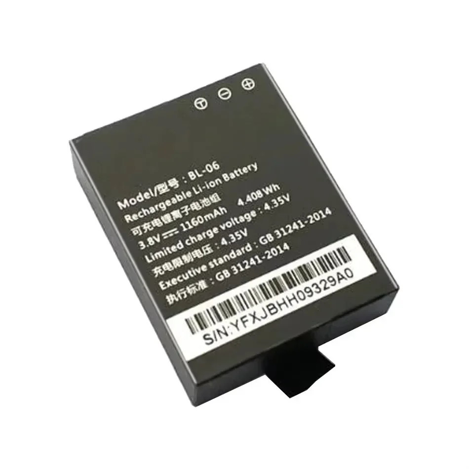 For EZVIZ S6 S5 S2 S1C 1160mAh Digital Camera Battery BL-06