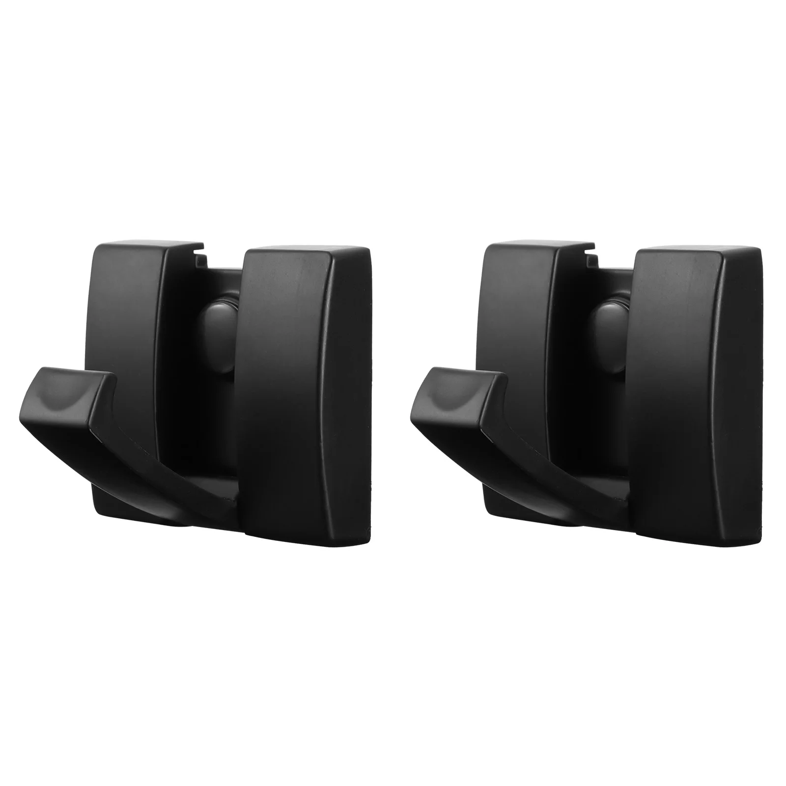 

2 Pcs Hook up Towel Simple Hanger Robe Heavy Duty Hooks Clothing Wall Clothes Space Aluminum Coat