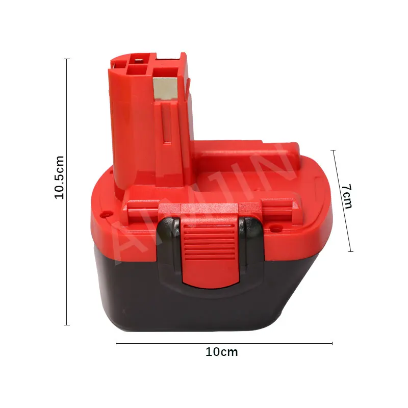 Imagem -03 - Bateria de Substituição para Bosch 4800mah 12v 70745 2607335273 Bat038 Bat140 Bat040 Bat041 Bat159 2607335465 26073356