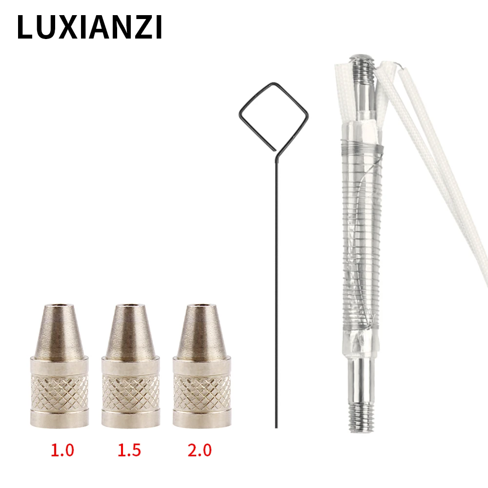 LUXIANZI Electric tin suction device Replacement Core 1.0 1.5 2.0 Nozzle For Solder suction Heating Element Weld solder Tool