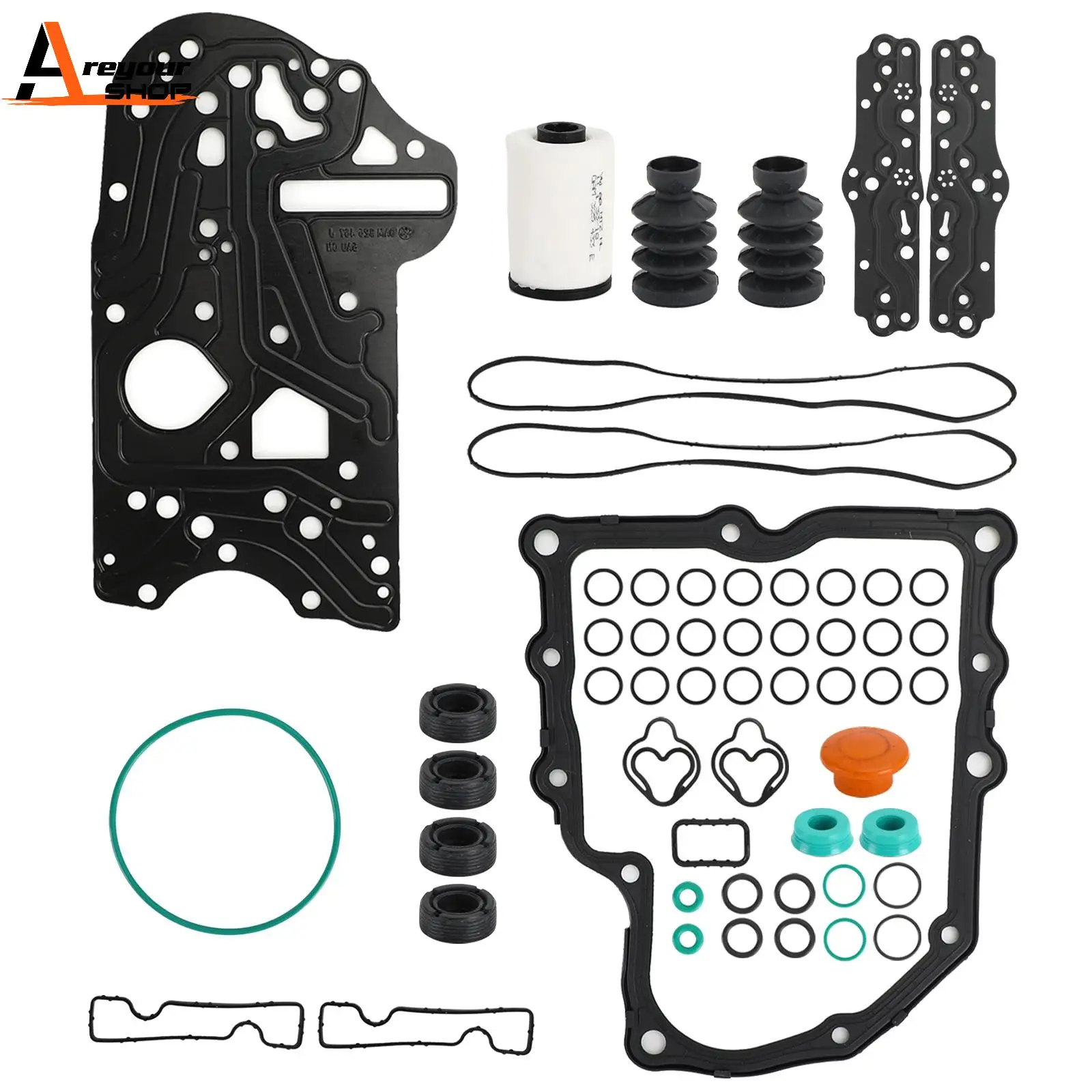 Areyourshop 0AM DQ200 DSG Mechatronic Overhaul Valve Body Repair Kit For Audi For Seat Skoda 0AM325413A 0AM325066AC Car Paets