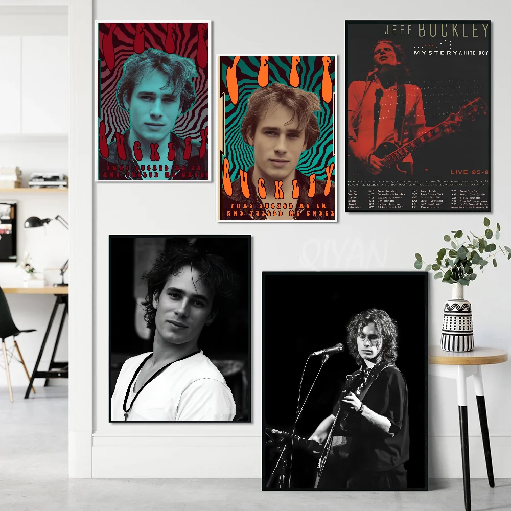 Jeff Buckley Pop Singer Poster Paper Print Home Living Room Bedroom Entrance Bar Cafe Art Painting Decoration