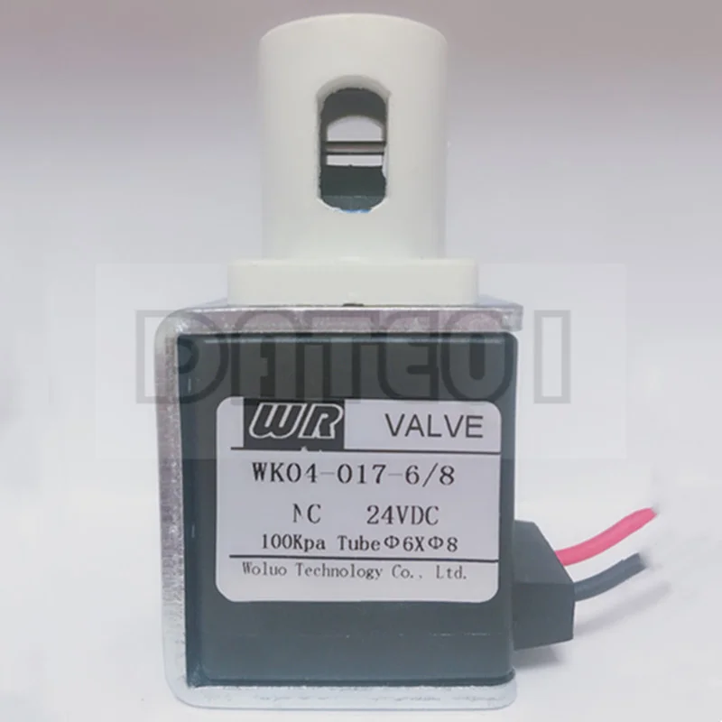 

WK04 Normally Closed Solenoid Clamp Valve Squeeze Break Pressure Miniature Clamp Valve Diaphragm Valve Pinch Valve Stop Valve 24