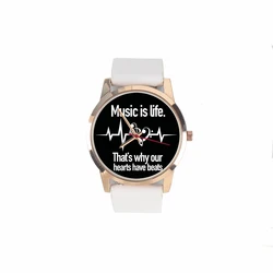 Photo Women Watch for Ladies Logo Husband Quartz Watches for Wrist Name Custom Made Wife Music Son Friend Heartbeat Gift Pattern