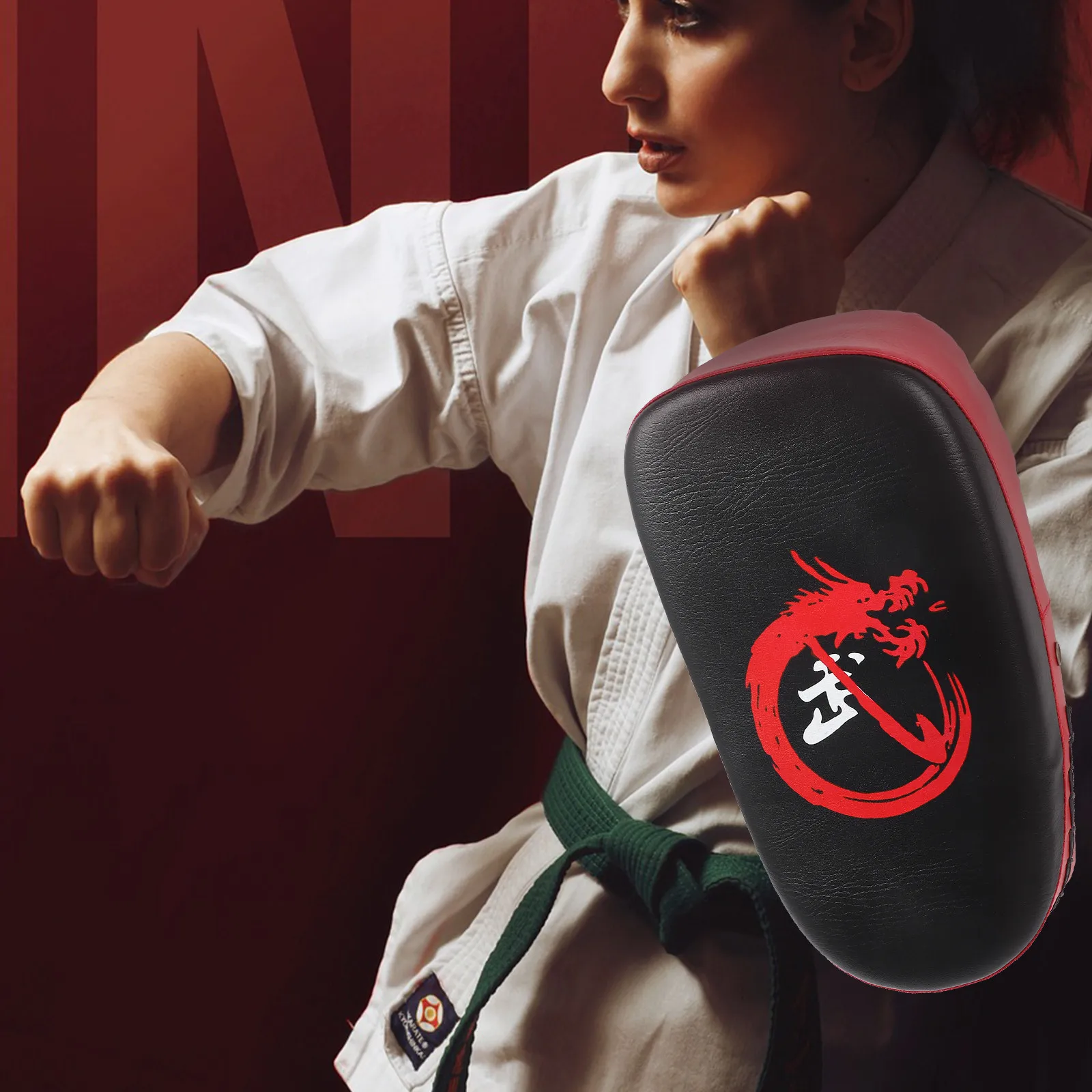 Boxing Kick Shield Punching Hand Pad for Karate Taekwondo Muay Thai Kickboxing Sparring Training Professional Thicken Martial
