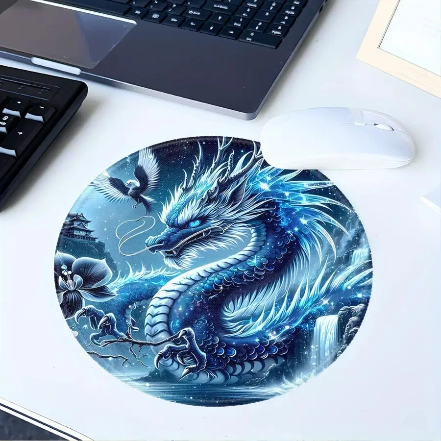 Red Dragon rubber 1pc Mouse Pad office Pad Game Console Pad Keyboard Mouse Pad Computer Laptop Pad Desk accessories view 5