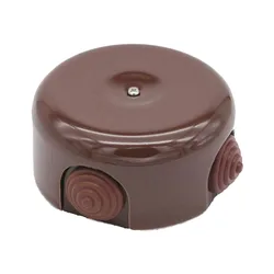 2pcs Ceramic Junction Box High Temperature Wire Junction Box Waterproof Ceramic Electrical Mounting Box