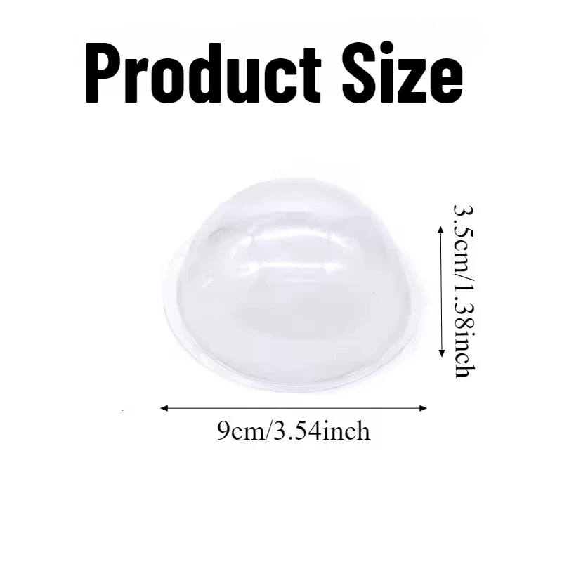 10/20/50PCS Plastic Transparent Hemisphere Cover DIY Half Ball Candy PVC Dome Covers Christmas Party Gift Packaging Cover