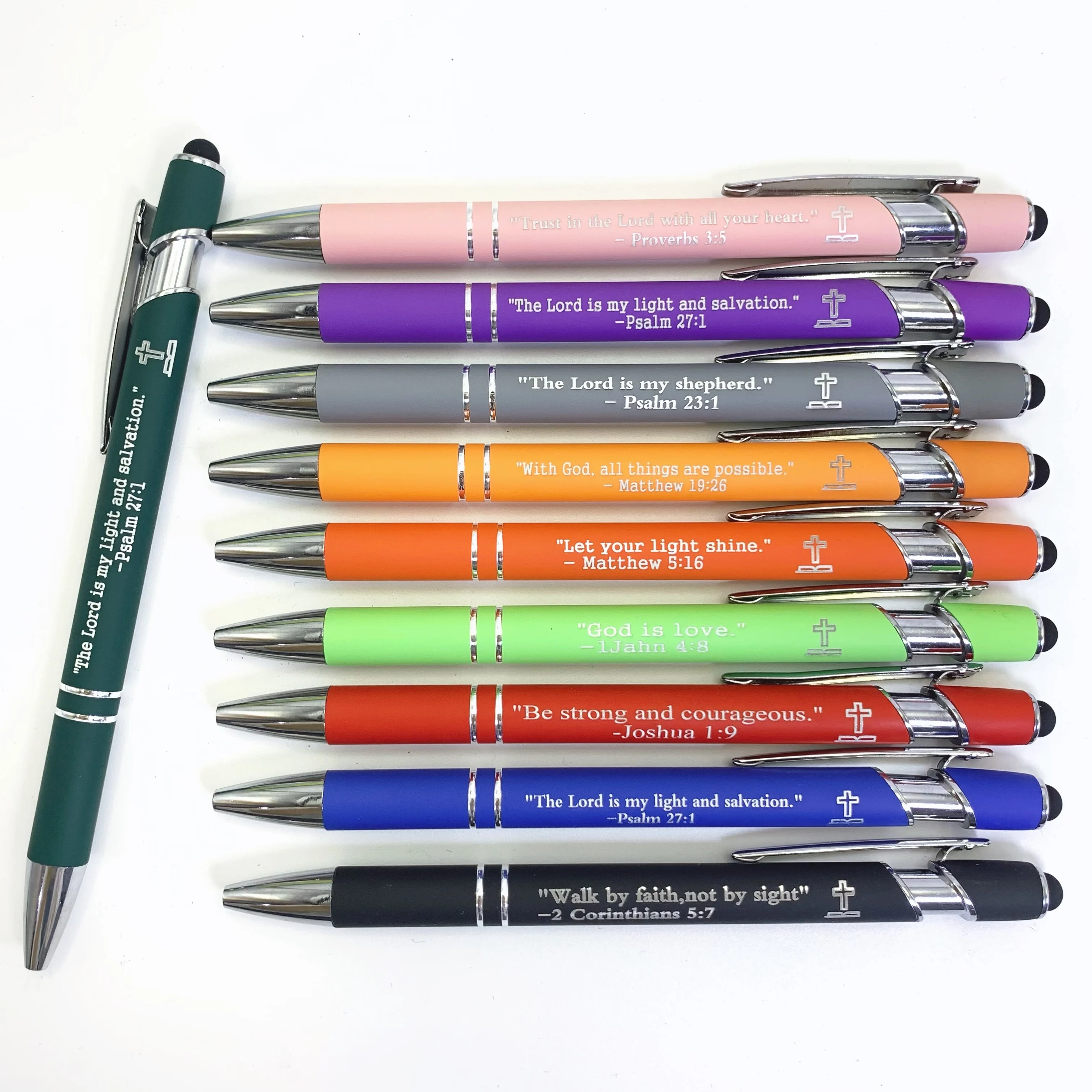 

10PCS Christian Bible Ballpoint Pen, Bible Study, Prayer Meeting Supplies Suitable for Evangelism and Christian Education