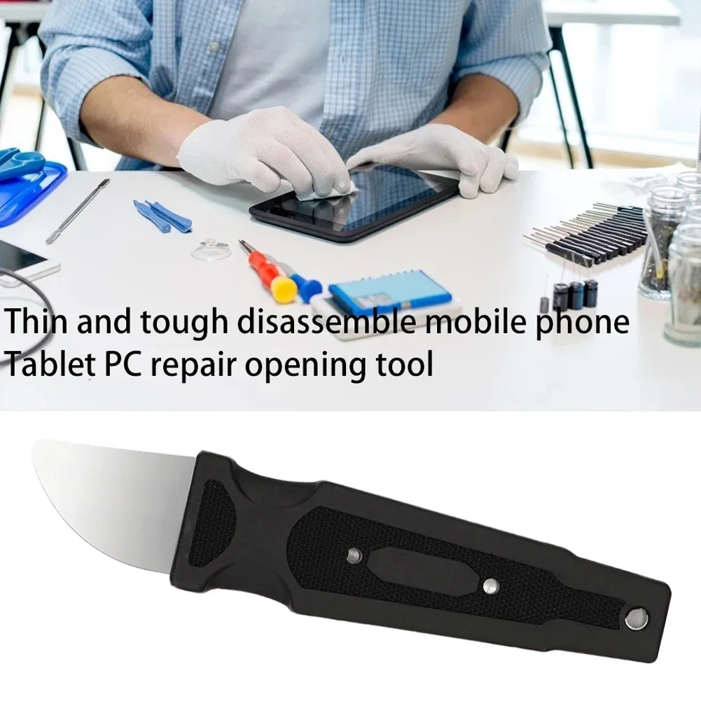 Tools Pry Blade Opener Opening Tool Silver Stainless Steel Black LCD Screen Mobile Phone 126mm / 4.96Inch Pry Blade