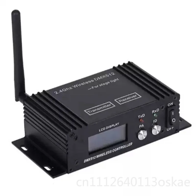 With LCD screen display, wireless DMX512 transmitter and receiver, all-in-one controller, stage lighting receiver