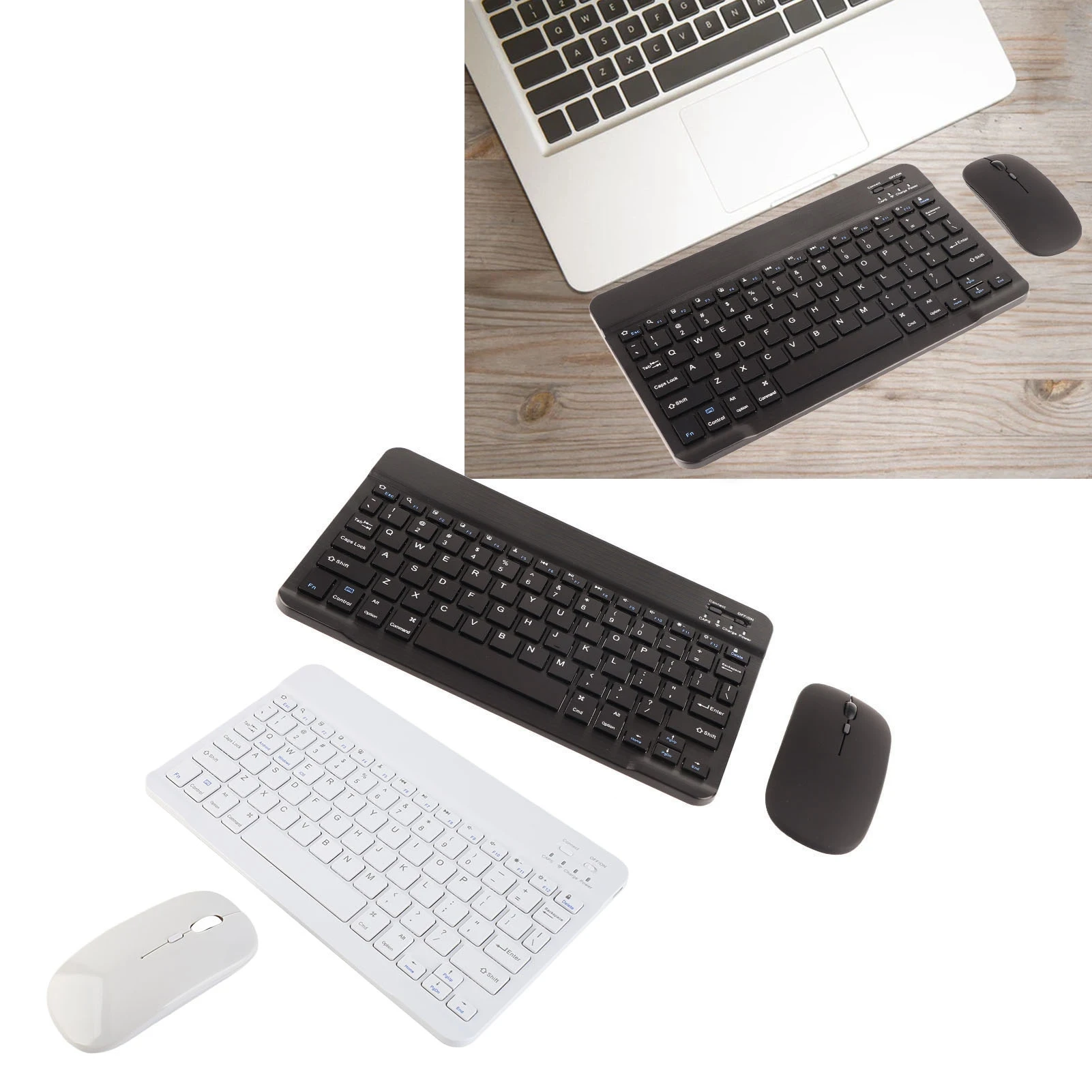 Keyboard Mouse Combo Good  Effect 1600 DPI Mouse USB Interface 12 Fn Keys for   for  Computers for Home for Phone