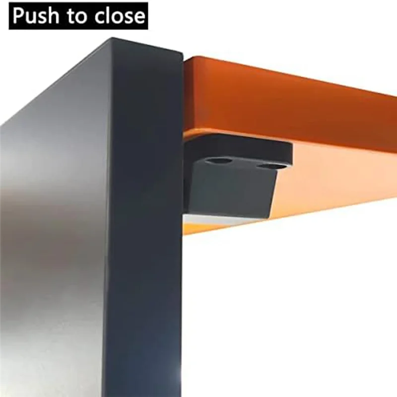 

Self Closing Push Door Latches Set Kit Hardware Kitchen Cabinet Push Latches Set Drawer Locks Push Pull Tips On RV Wardrobes-ABQ
