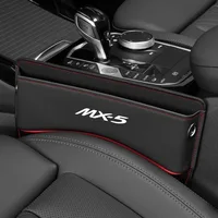 Para MX-5 MX5 bolsillo de almacenamiento lateral para asiento de coche, caja organizadora de relleno de huecos para asiento de coche, piezas interiores ordenadas para asiento de coche de cuero