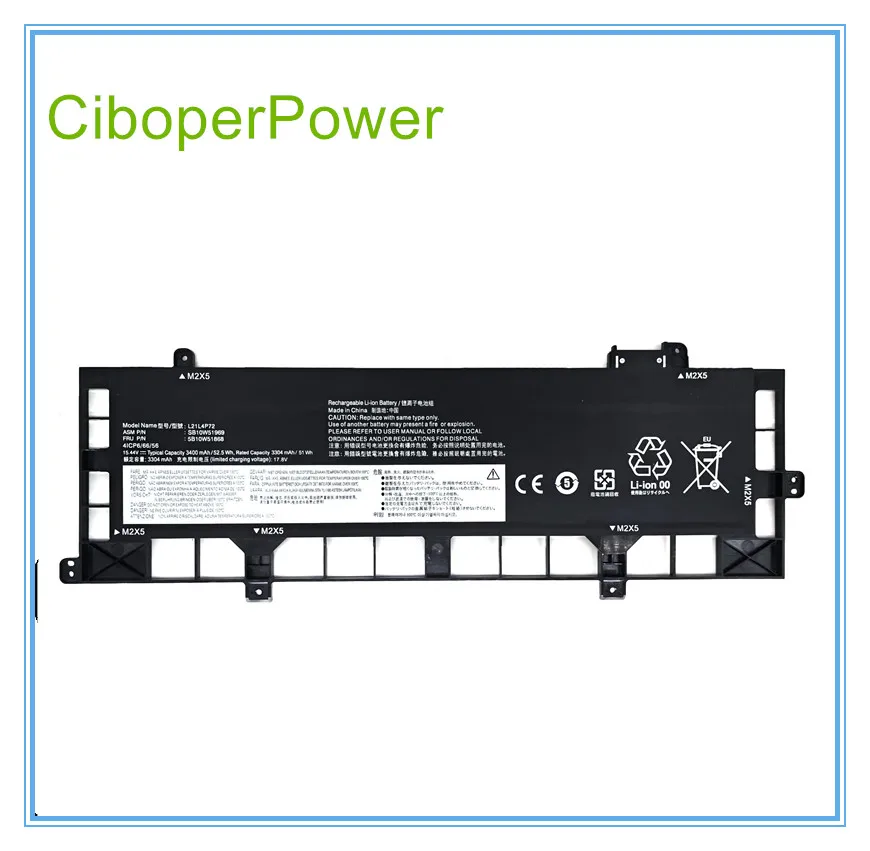 

L21L4P72 L21C4P72 Battery For P16s T16 Gen1 Gen 2 Series L21D4P73 L21M4P74 L21D4P72 L21M4P73