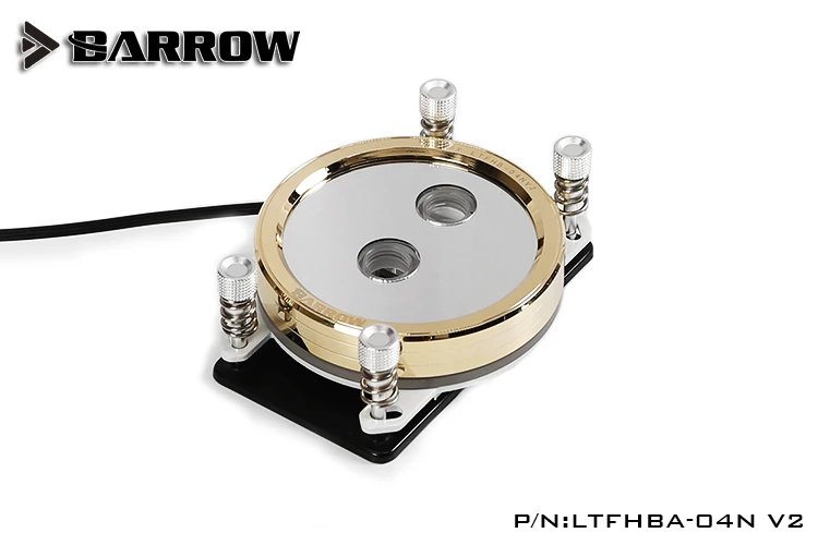 Barrow LTFHBA-04N V2 Gold Plated RGB LRC2.0 CPU Water Cooling Block for AMD AM2 AM3 AM4 Cleanance