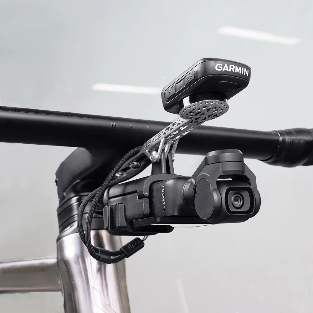 ZRACE 3D-Gedruckte Titan-Fahrradcomputer-Vorderhalterung für Integrierte Lenker, IGPSPORT Garmin Bryton Wahoo – Detail 5