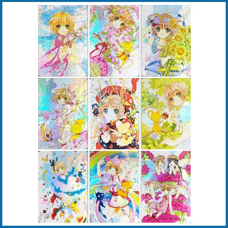 

Anime Goddess Story DIY ACG Flash Card KINOMOTO SAKURA Boy Toys Collection Games Solitaire Christmas Birthday Presents