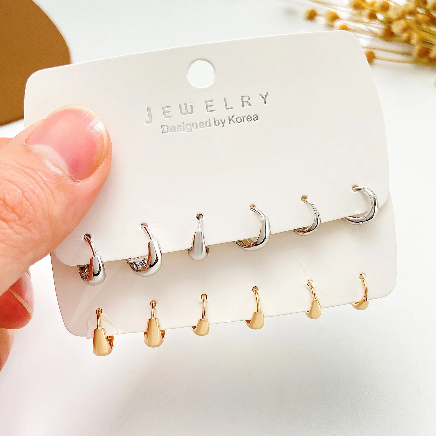 Hoop Ear Cuff for Unisex Minimalist High Quality Alloy Silver Tone Punk Rock Edgy Everyday Wear Lightweight