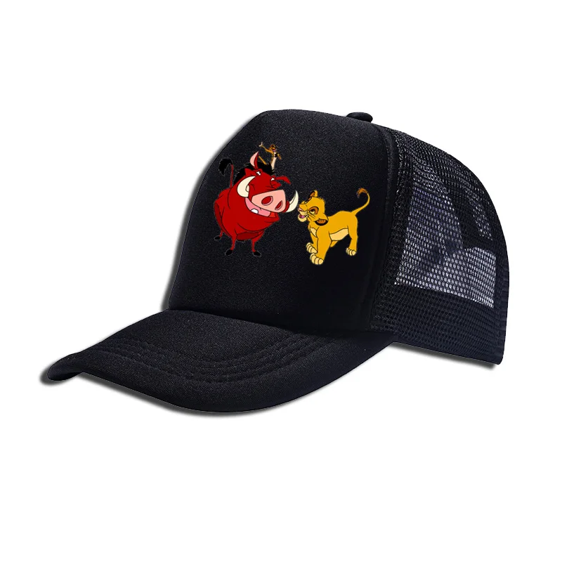 The Lion King Simba Baseball Cap Disney Cap Sun Hat Girls Boys Children Baseball Cap Kids Summer Sunshade Hat Figures Toy Gifts