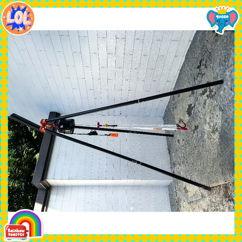 1 Ton Lifting Tripod 2 Ton 3T Hoist Bracket Manual Chain Hoist Lift Frame Double Section Telescopic Support