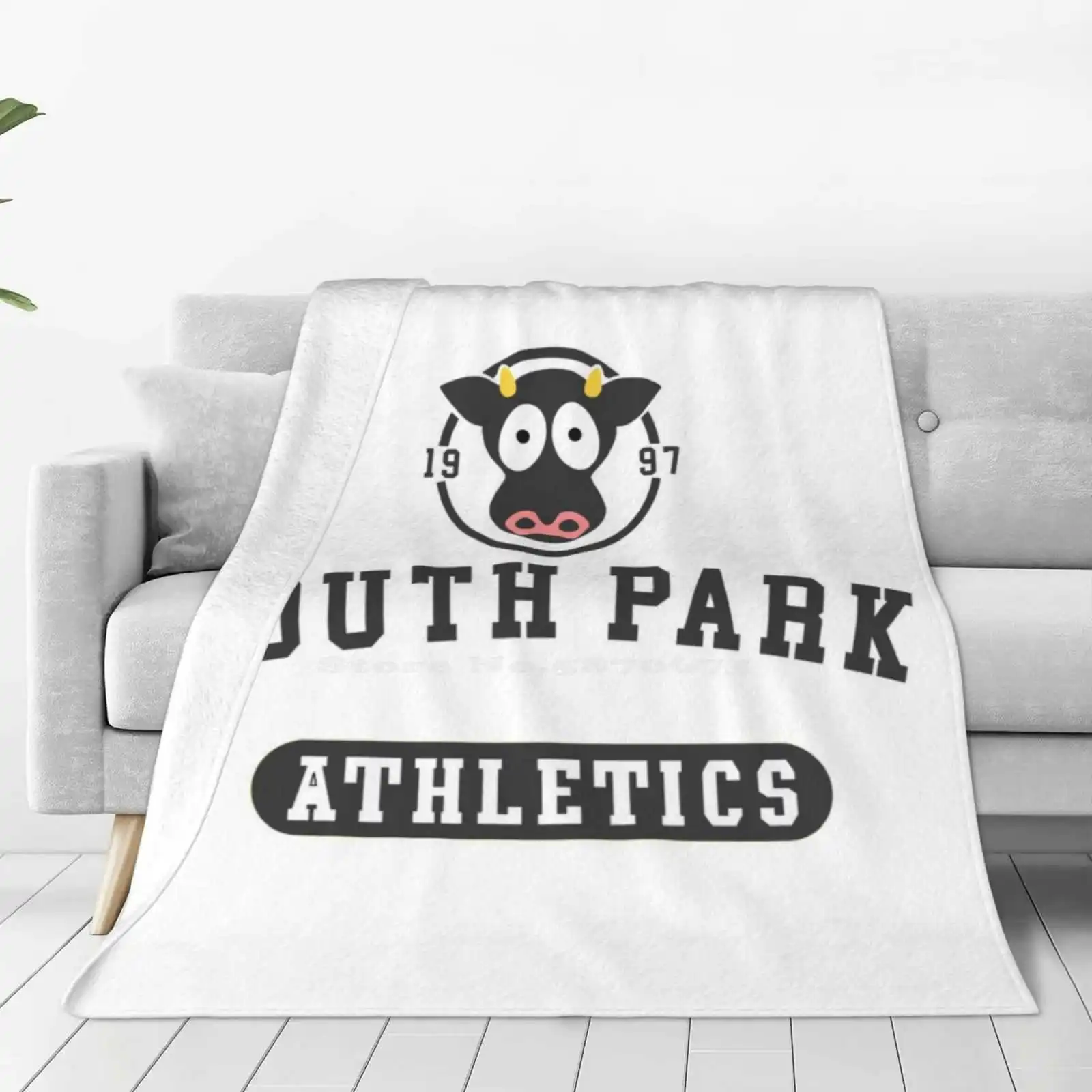 - Athletics-Professional Graphics Creative Design Light Thin Soft Flannel Blanket Cows Cows Cows Cows Athletics Athletics