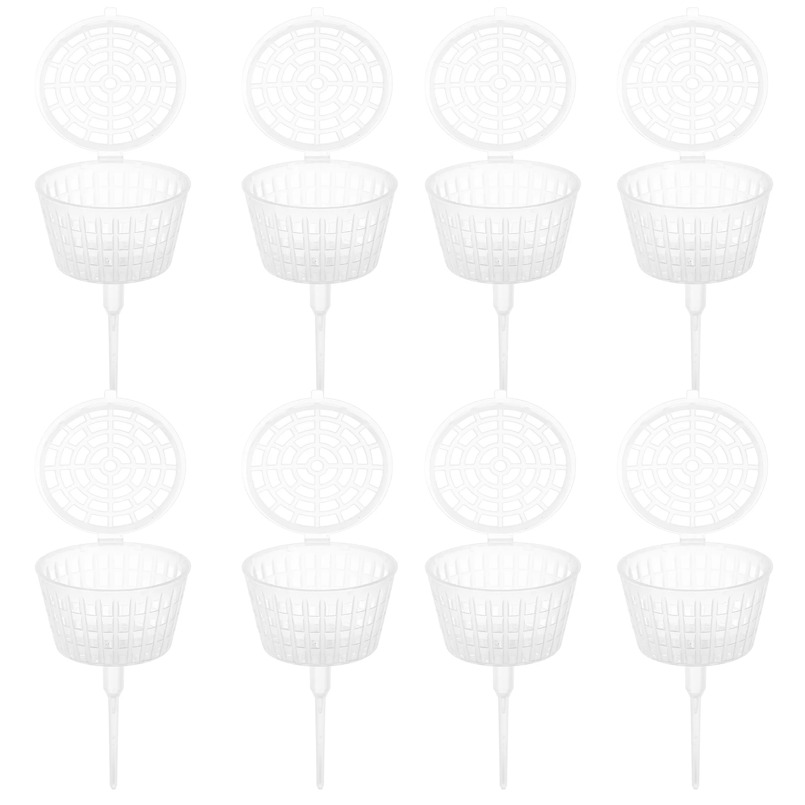 

10pcs Box Baskets Containers for Bonsai Flower Orchid Plants Gardening Accessories Plastic Container