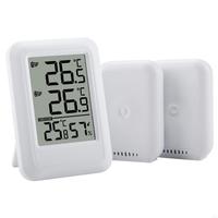 AXYC Indoor Outdoor Thermometers Hygrometer Wireless Temperature Humidity Monitor Battery Powered Inside Outside Thermometers