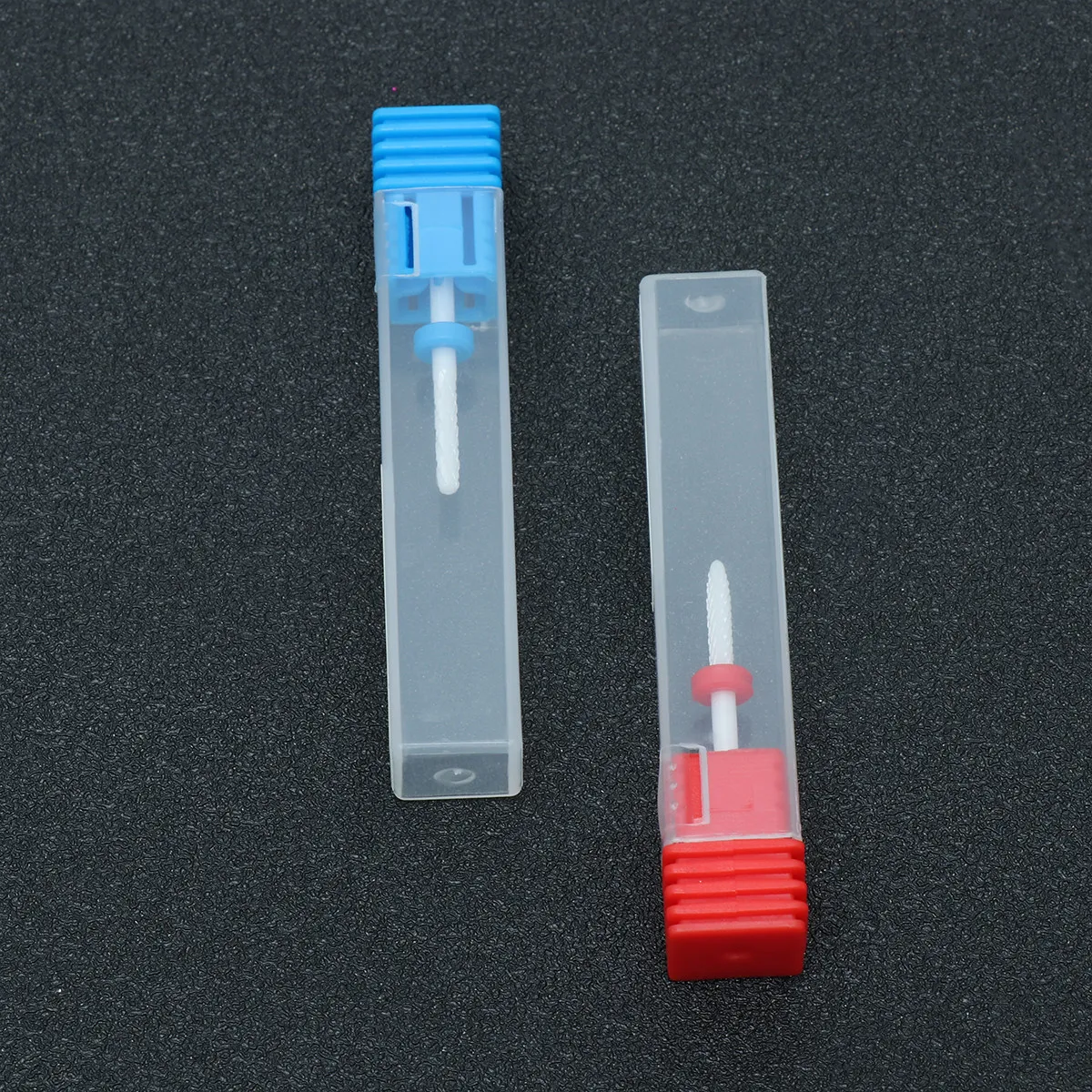 2-teiliges Maniküre-Bohrer-Set, Keramikkegel, Nagelpolierer-Spitzen für elektrische Nagelbohrer, zum Umgönnen, Polieren, Entfernen von Nagelhaut und Acryl