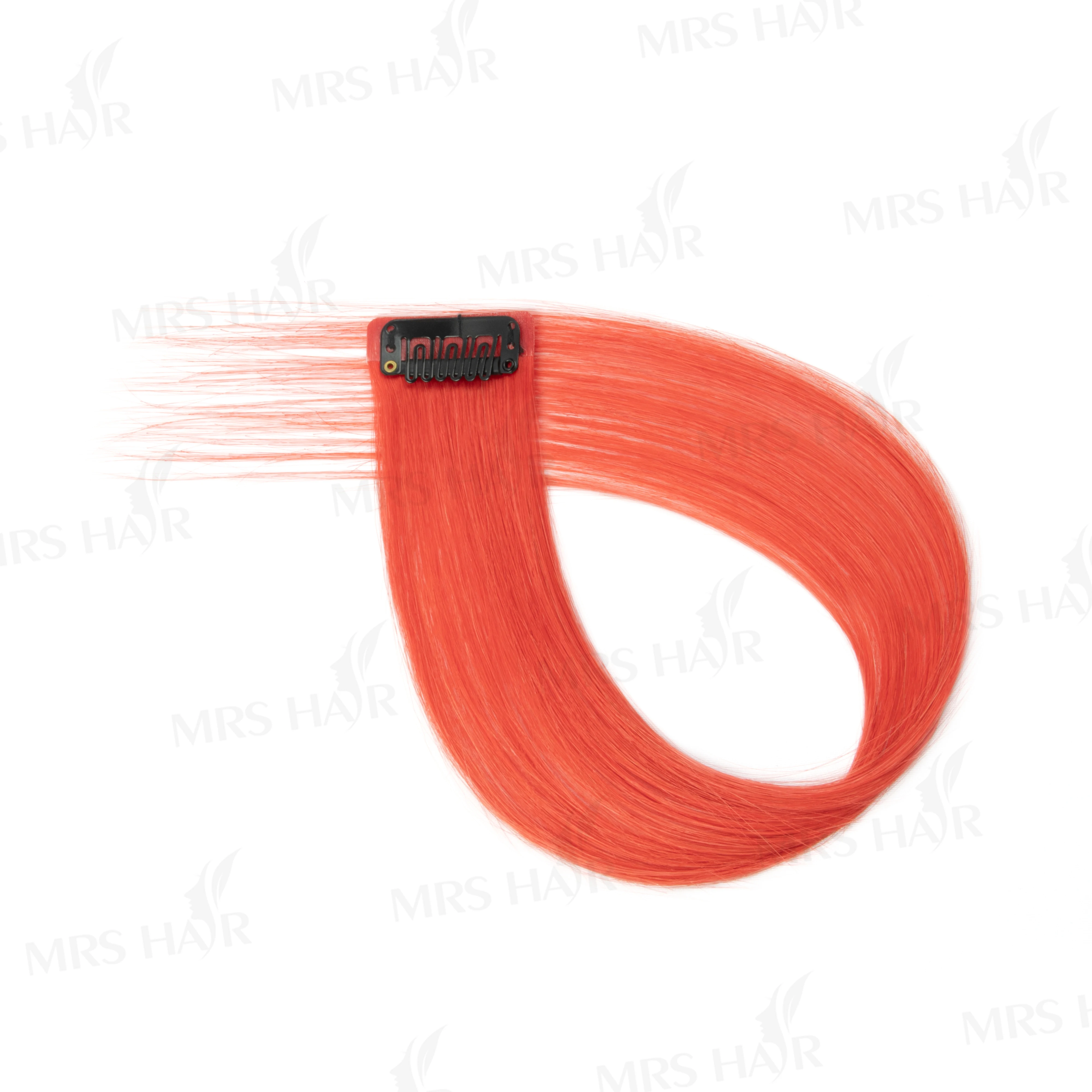 12 وصلات شعر ملونة بمشبك في 16 بوصة وصلات شعر ملونة مستقيمة للأطفال والبنات خصلات ملونة لهدايا الحفلات #3