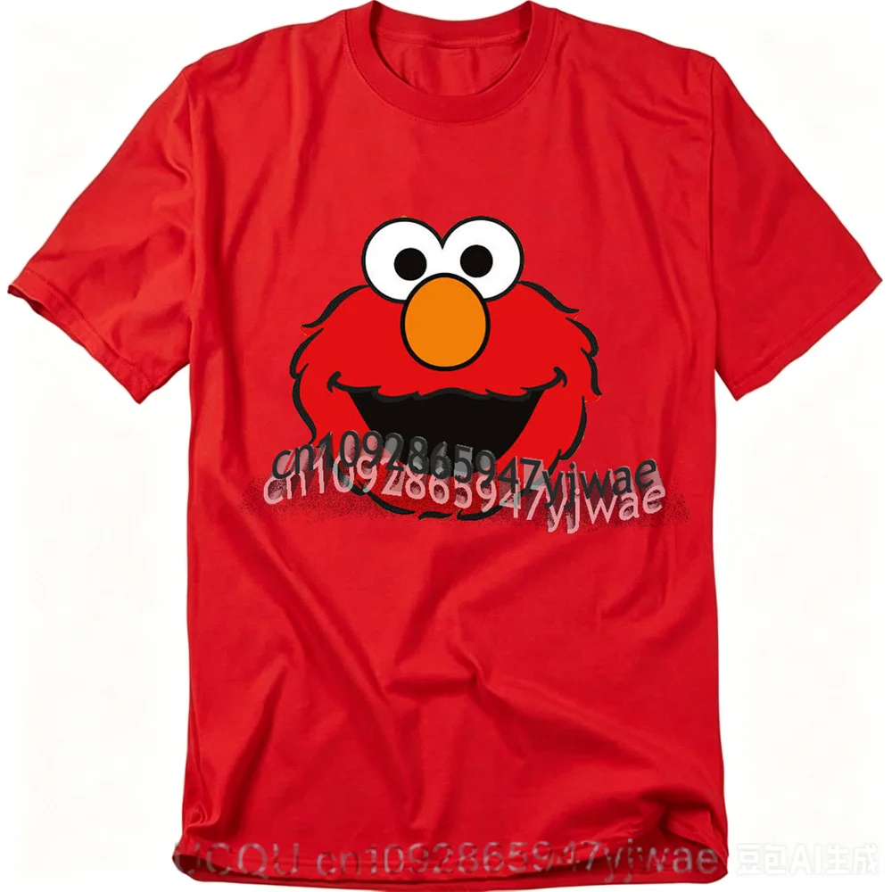 Sesamstraße Kleinkind-T-Shirts Elmo Oscar Big Bird Krümelmonster Niedliche Cartoon-Figuren Top Party Passende T-Shirts für Erwachsene und Kinder – Detail 4