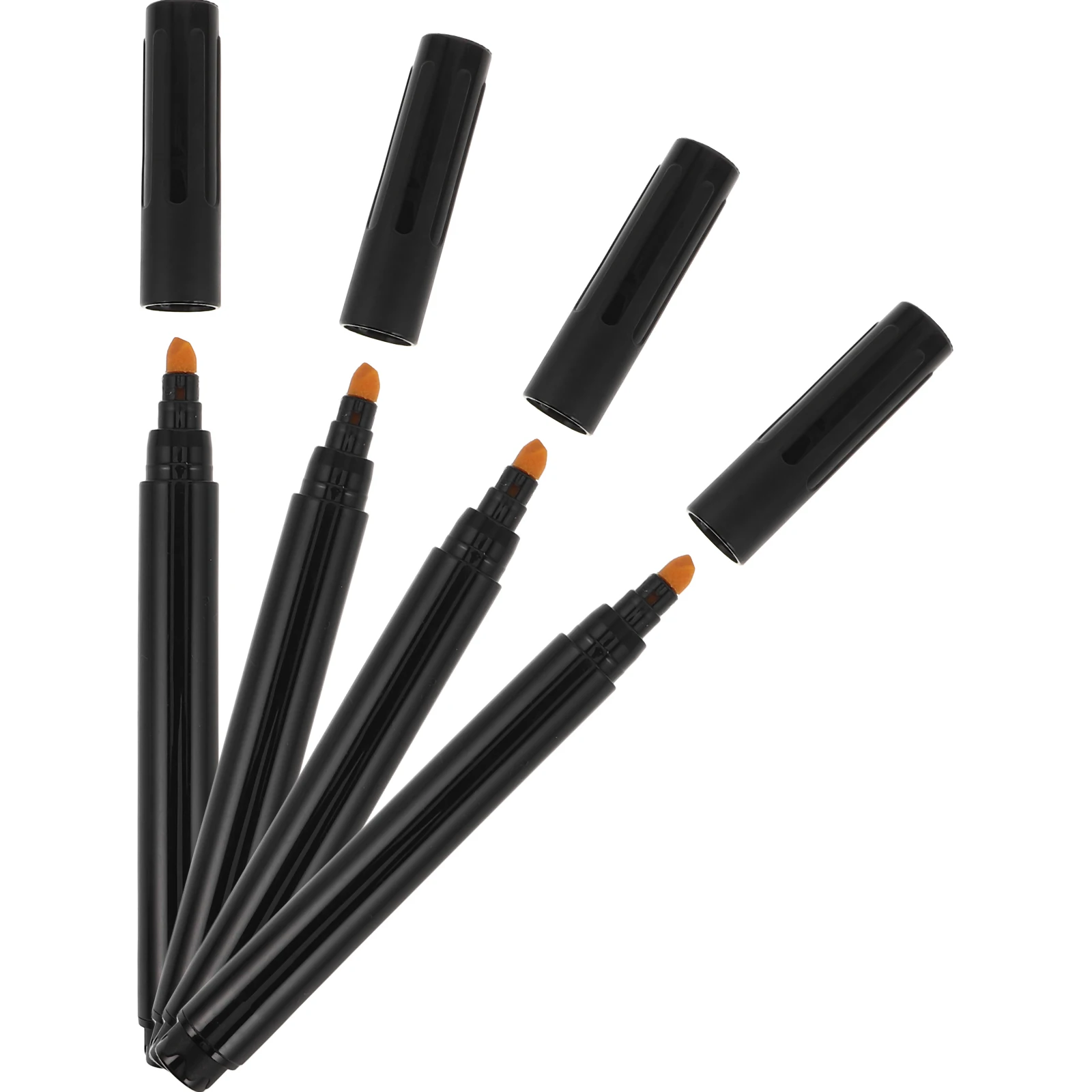

4 Pcs Inclined Money Pen Counterfeit Bill Marker Black Detection