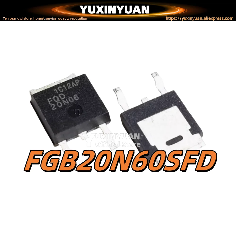 10/PCS FQD20N60 20N60 TO252 FGB20N60SFD 20N60SFD FGB20N60SF FGB 20N60SF TO-263 Field effect tube In Stock