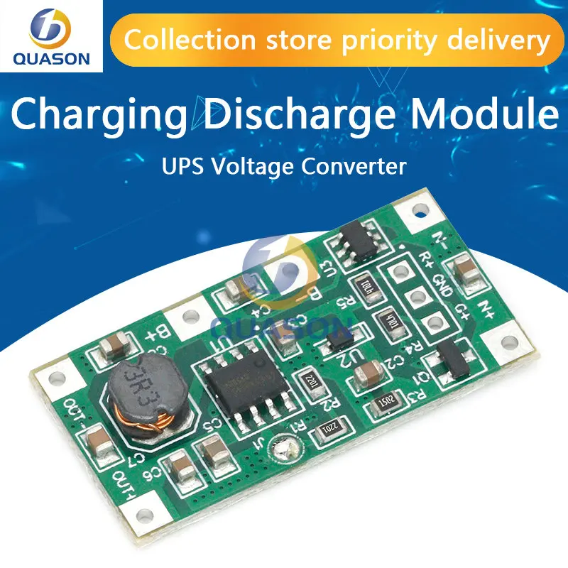 DC 5V 1A Charging Discharge Module for 18650 Lithium Battery UPS Voltage Converter Uninterruptible Power Supply Board