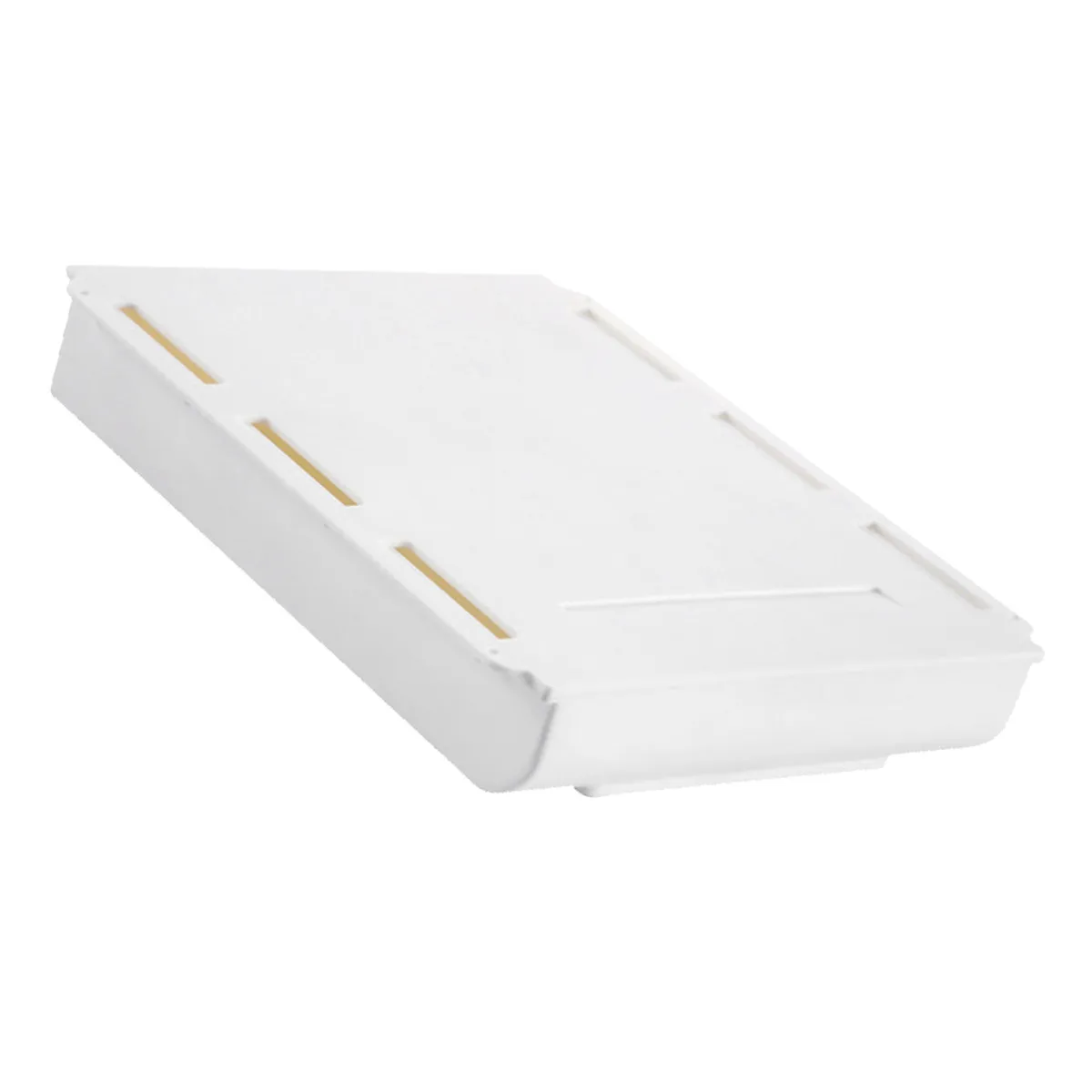 Under Desk Drawer Tray Hidden Desk Organizer Self Adhesive Premium Plastic Storage Box for Pencils Erasers Tools Jewelry Kitchen